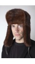 Scandinavian mink fur hat, Russian style